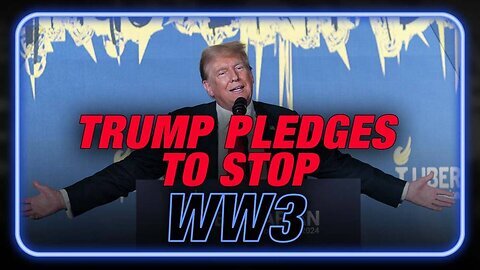 Alex Jones Trump Pledges To Stop WW3 At Libertarian Convention info Wars show