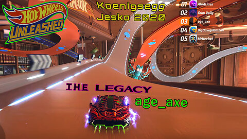 PS5 | Hot Wheels Unleashed: The Legacy - age_axe, Koenigsegg Jesko 2020 HW Exotics, Online Crossplay
