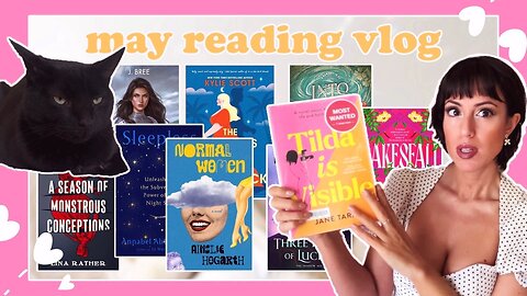 potent prophecies, invisible ladies, wicked witches & more | may reading vlog | 9 books