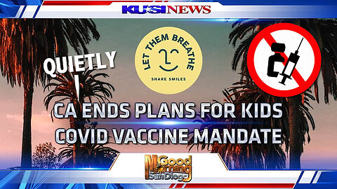 California 'Quietly' Ditches COVID-19 Mandate For School Children! IT'S OVER (for now)!!!! 👧👦🚫💉