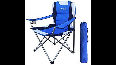 SunnyFeel Folding Double Camping Chair, Oversized Loveseat Chair, Heavy Duty PortableFoldable...