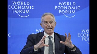 TONY BLAIR - AT WORLD ECONOMIC FORUM 2023