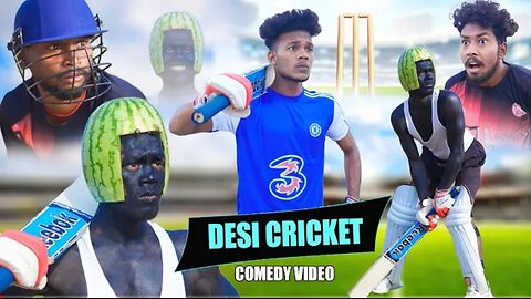 Funny cricket match viedo . Comedy video