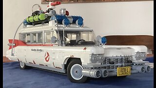 I spent about 2 days making this Lego ECTO 1