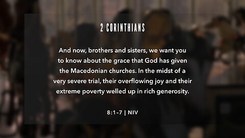 The Book of 2 Corinthians Session 7