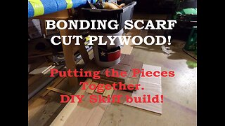 Bonding Scarf Cut Plywood, Flats Skiff Boat Build - June 2021