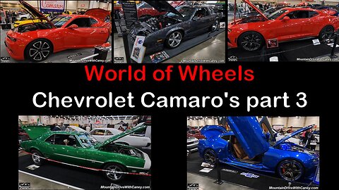 01-06-24 World of Wheels in Chattanooga TN - Chevrolet Camaros part 3