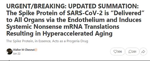 The Spike Protein of SARS-CoV-2 Resulting in Hyperaccelerated Aging