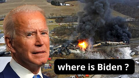 why Biden hasn't spoken about explosion East Palestine, Ohio ?