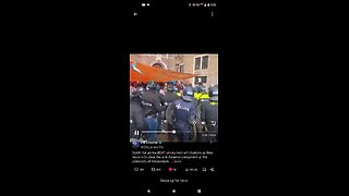 Dutch Riot Police Clear Anti-Israel Encampment