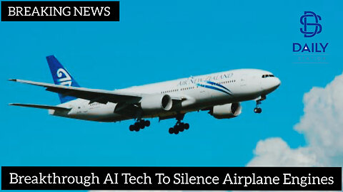 Breakthrough AI Tech To Silence Airplane Engines|latest news|