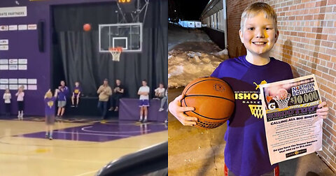 Seventh Grader Wins $10K in Shooting Challenge on Basketball Court: ‘A Gift from God’