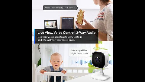 TP-Link Tapo 2K PanTilt Security Camera for Baby Monitor, Dog Camera w Motion Detection, 2-Wa...