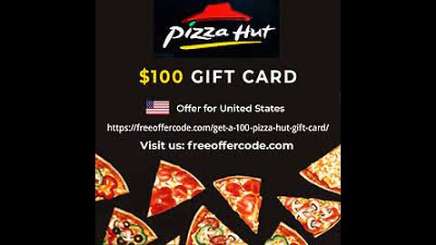 Get a $100 Pizza Hut Gift Card!