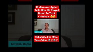 Undercover Agent Tells How He Played Dumb To Trick Criminals 🫣🫣 - Giovanni Rocco #police #fbi #dea