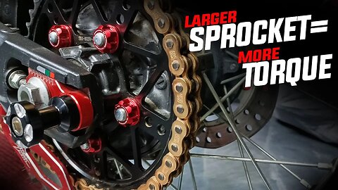 Get more torque out of your Africa Twin with a 44 Tooth Sprocket. SO MUCH BETTER!