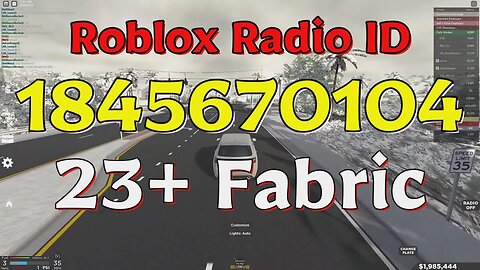 Fabric Roblox Radio Codes/IDs