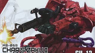 Gundam Universe MS-06S Char's Zaku II GU-12 unboxing
