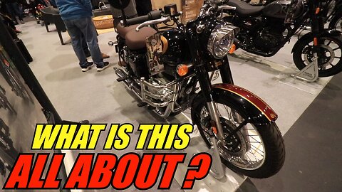 WTF is this MONSTROSITY on the Royal Enfield Clasic| MCN London Motorcycle Show.