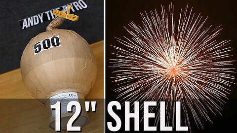Stunning 12 inch firework shell | 500 subs special