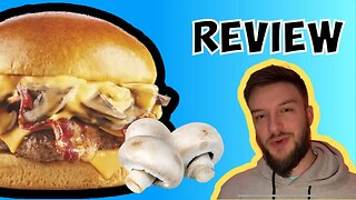 Wendys Canada Bacon Portabella Mushroom Melt Cheeseburger review