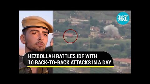 Israeli Soldier Killed As Hezbollah Pounds Army HQ With Burkan Missiles, Drones; IDF Fumes | Watch