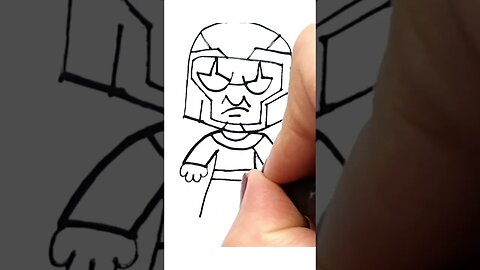 How to draw and paint the Marvel Villain Kang the Conqueror #shorts