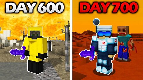 I Survived 700 Days in the Ages of History in Minecraft