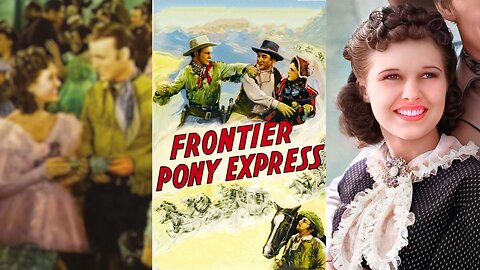 FRONTIER PONY EXPRESS (1939) Roy Rogers, Lynne Roberts & Raymond Hatton | Western | B&W