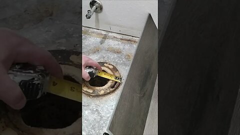 👍Easy way to cut a toilet Flange😲#shorts #diy