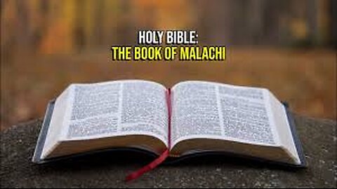 Holy Bible Malachi