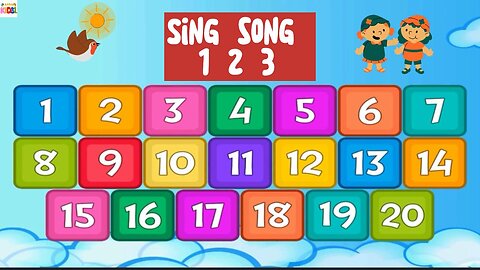 Toddler Learning Video - Sing And Learn 1, 2, 3 | Fun Counting Songs for Kids