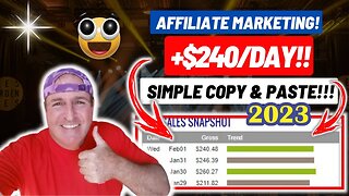(AFFILIATE MARKETING) Earn $240/DAY SIMPLE COPY & PASTE Method! Make Money Online For Beginners 2023