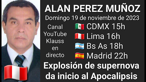 Explosión de supernova da inicio al Apocalipsis // Alan Perez Muñoz 🇵🇪 @AlanPerez64 (19-11-23)