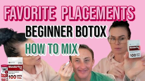 Beginner Mixing Botox - Easy Placement - Discount Codes Available Below