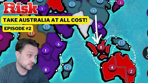 Risk: Taking Australia at all cost episode 2! Just having fun with friends on Twitch!