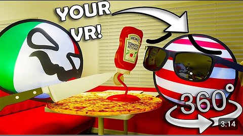 POV: You're at Italy's Restaurant (DO NOT PUT KETCHUP ON A PIZZA!) (360 VR)