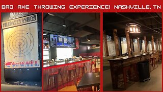 Bad Axe Throwing Experience! Nashville, Bad Axe