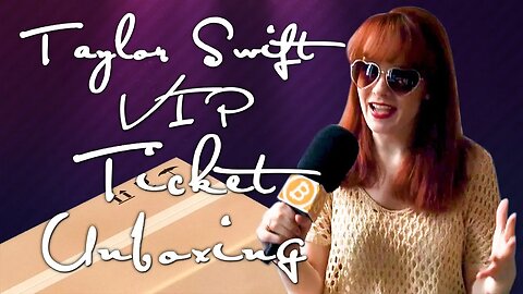 Unboxing VIP Taylor Swift Concert Ticket Box + Gift Giveaway!