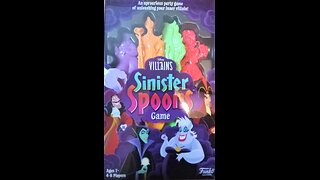 Disney Villains Sinister Spoons Board Game (2023, Funko) -- What's Inside