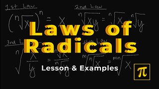 What are the LAWS OF RADICALS - Master these and radicals will be easy!