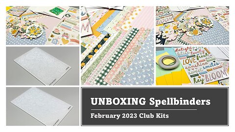 Unboxing | Spellbinders February 2023 Club Kits