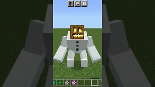 Mutant Snow Golem in Minecraft! #shorts