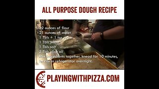 Very Versatile All-Purpose Dough (Double Batch) #Shorts