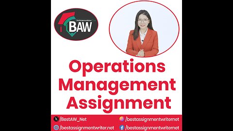 Operations Management Assignment | bestassignmentwriter.net