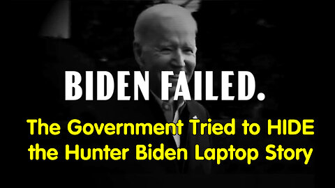 The Government Tried to HIDE the Hunter Biden Laptop Story