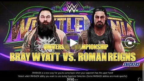 WWE 2K23 Bray Wyatt VS. Roman Reigns PC game #wwe2k23