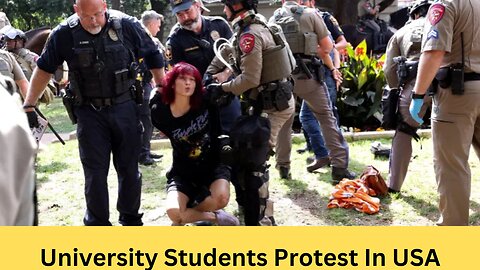 Students protesting on campuses across US