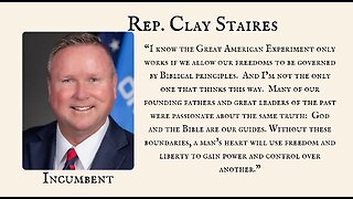 Incumbent Representative Clay Staires for District 66