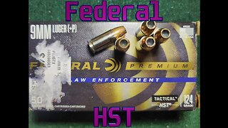 Federal HST 124gr +P in 9mm! How does light and fast🐇 compare to our heavy and slow🐢 HST test! P365